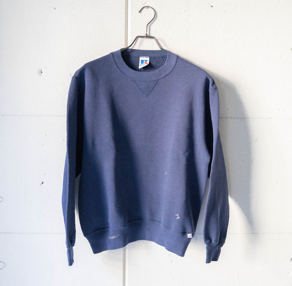 1990s "Russell" navy color sweat shirt -good paint-