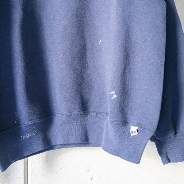 1990s "Russell" navy color sweat shirt -good paint-