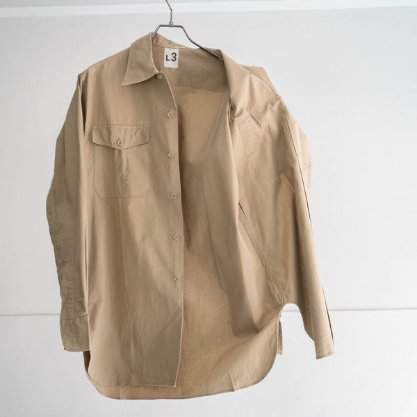 40-50s French military M47 shirt 'dead stock' -remake-