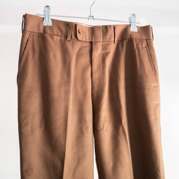 around 1980s japan vintage brown slacks