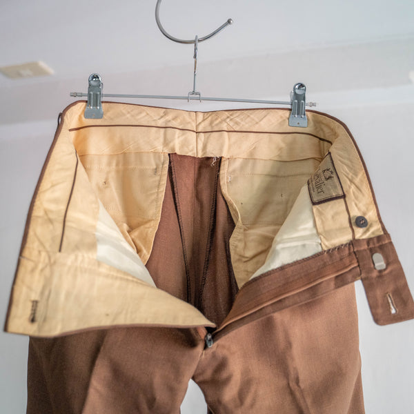 around 1980s japan vintage brown slacks