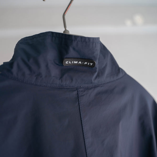 1990-00s NIKE navy nylon blouson -good gimmick-