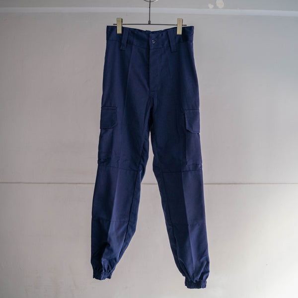 around 1980s Europe blue cargo work pants 'dead stock'