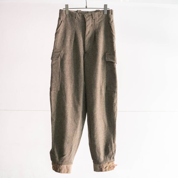 1940s Swedish military M39 wool cargo pants