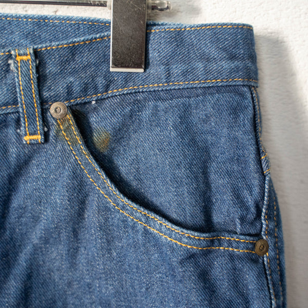 1980-90s "LEE" blue denim work pants 'dead stock'