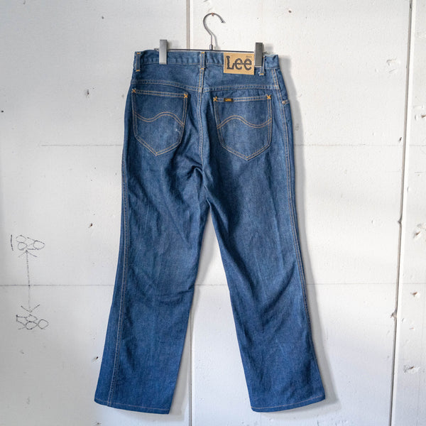 1980-90s "LEE" blue denim work pants 'dead stock'