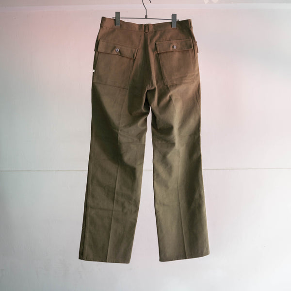 1980s Europe beige hunting pants -big front pockets- 'dead stock'