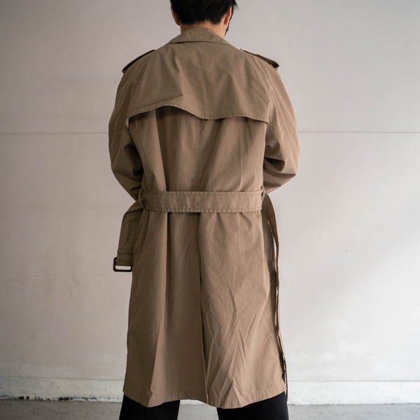 1980s London fog light brown trench coat -with belt & liner-