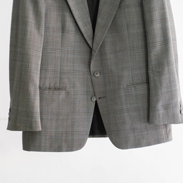 around 1980s USA glen checked tailored jacket