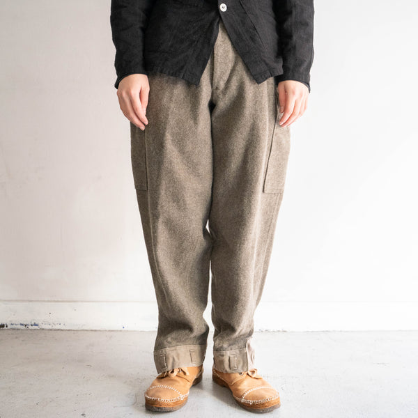 1940s Swedish military M39 wool cargo pants