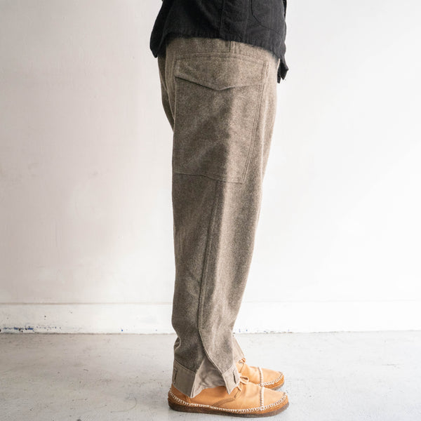 1940s Swedish military M39 wool cargo pants