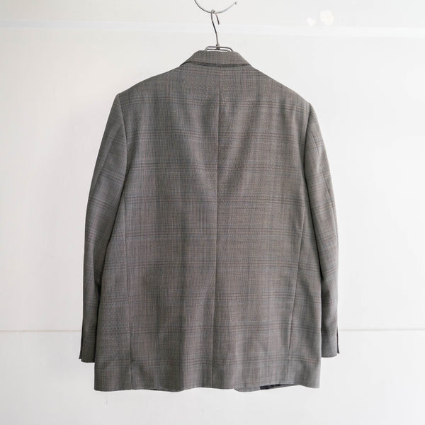 around 1980s USA glen checked tailored jacket