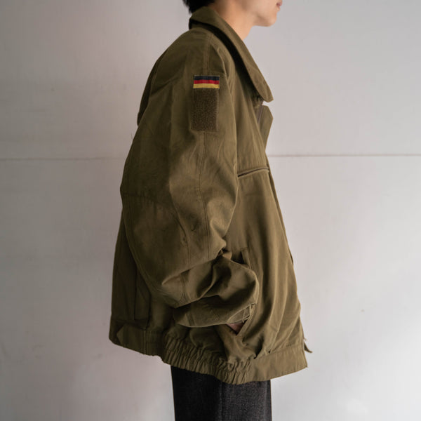 2000s German military khaki flight jacket