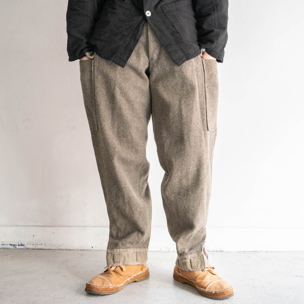 1940s Swedish military M39 wool cargo pants