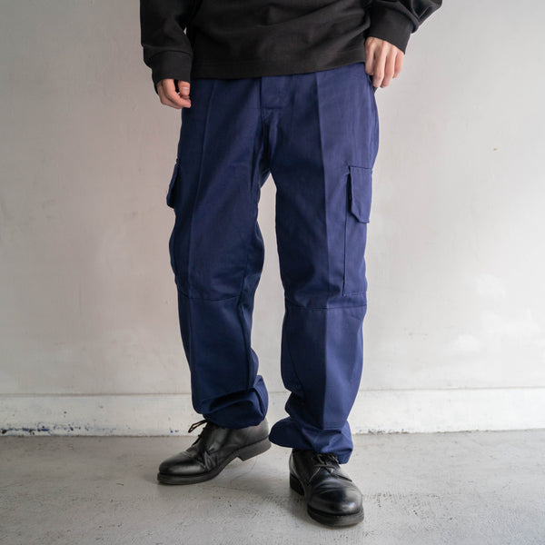 around 1980s Europe blue cargo work pants 'dead stock'