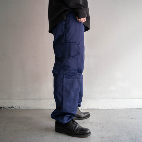 around 1980s Europe blue cargo work pants 'dead stock'