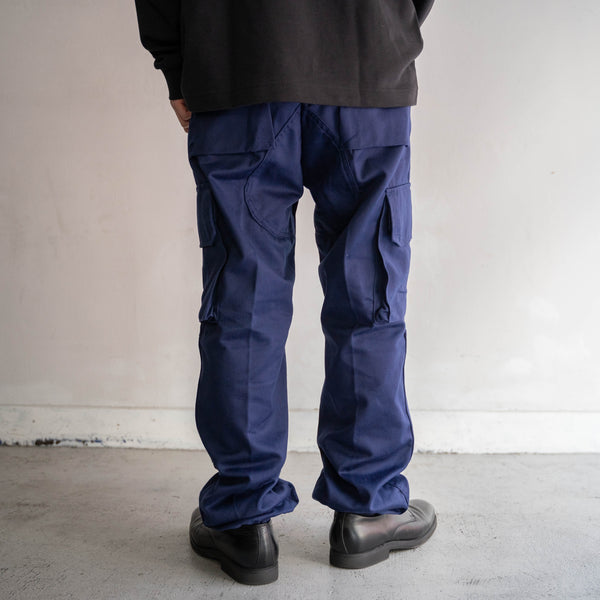 around 1980s Europe blue cargo work pants 'dead stock'