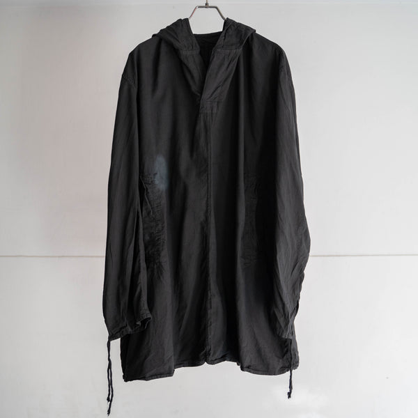 around 1970s Europe military anorak smock -over dyed-