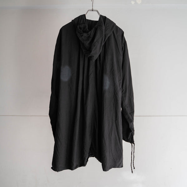 around 1970s Europe military anorak smock -over dyed-