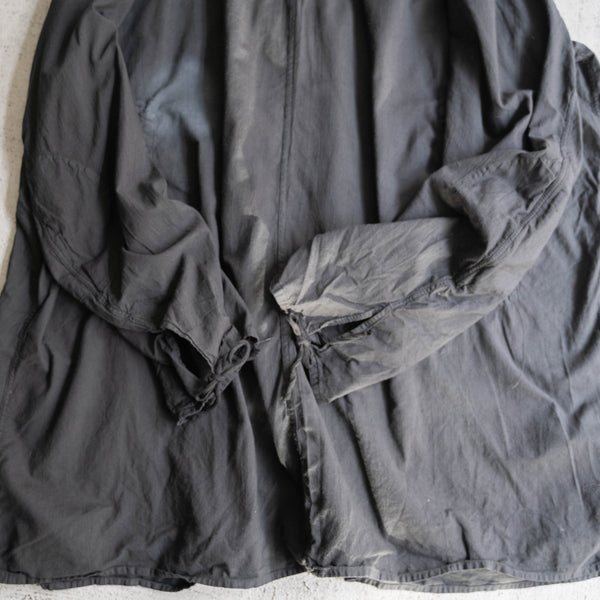 around 1970s Europe military anorak smock -over dyed-