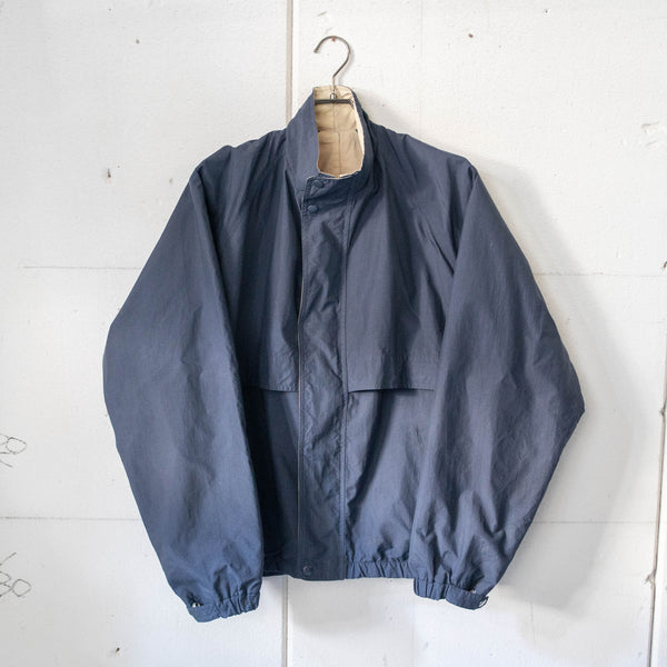 around 2000s "Dickies" navy color high neck nylon jacket