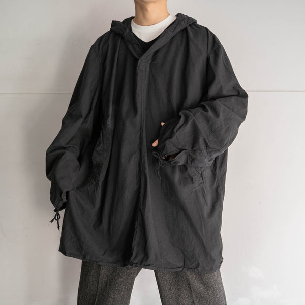 around 1970s Europe military anorak smock -over dyed-