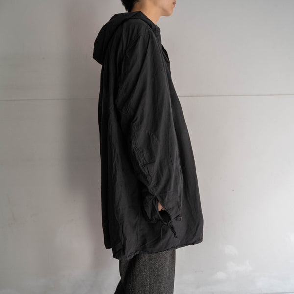 around 1970s Europe military anorak smock -over dyed-