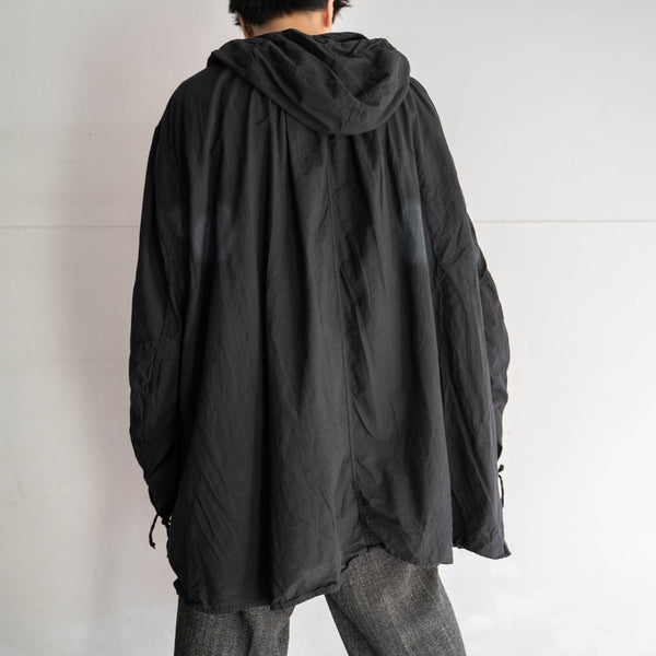 around 1970s Europe military anorak smock -over dyed-