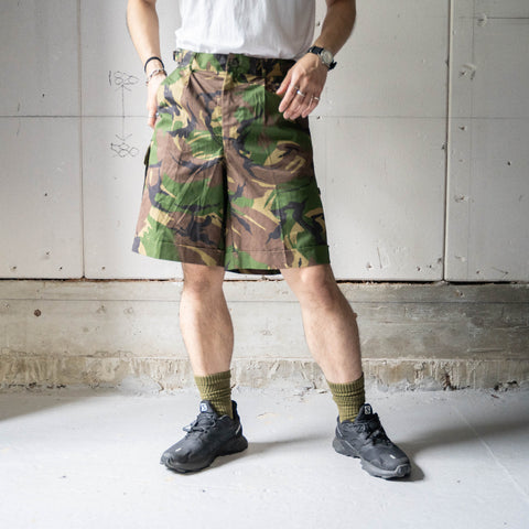 1980-90s Dutch military DPM camouflage shorts 'dead stock'