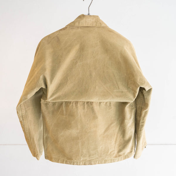 1960-70s US khaki color duck fabric logger jacket