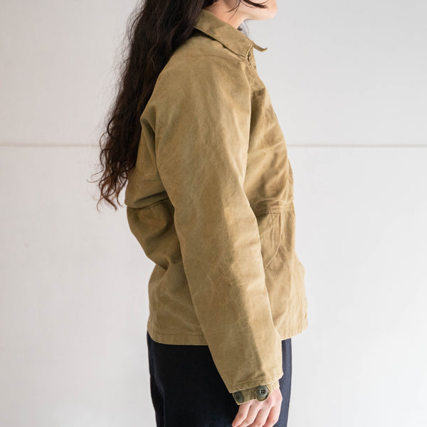 1960-70s US khaki color duck fabric logger jacket