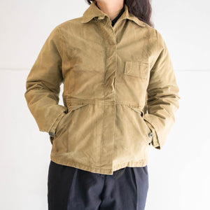 1960-70s US khaki color duck fabric logger jacket