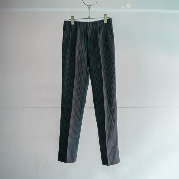 1960s Japan vintage gray based stripe slacks