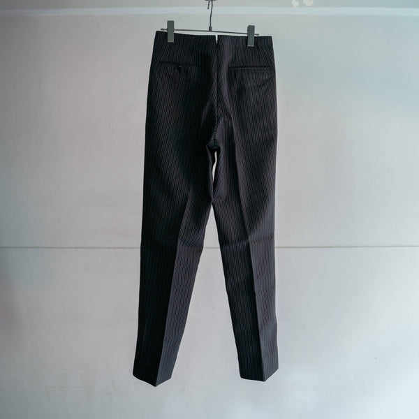 1960s Japan vintage gray based stripe slacks