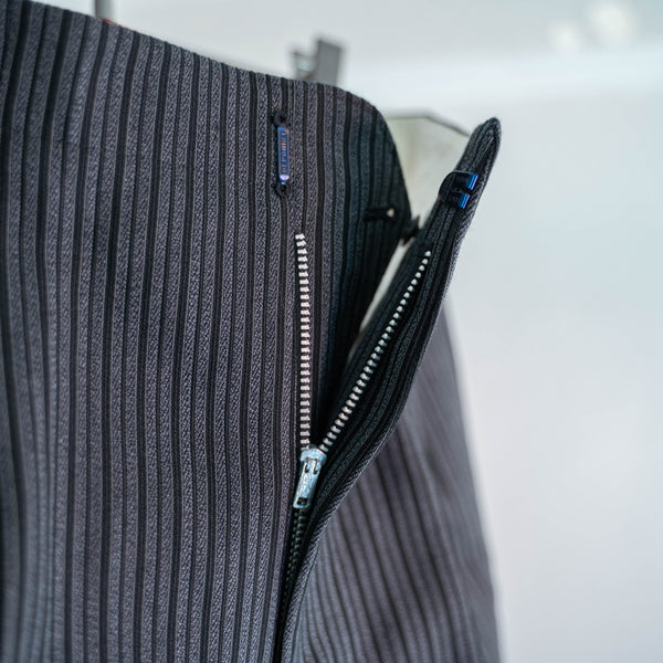 1960s Japan vintage gray based stripe slacks