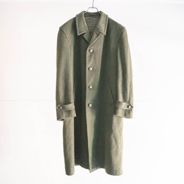 1970-80s Austria dark green color loden coat