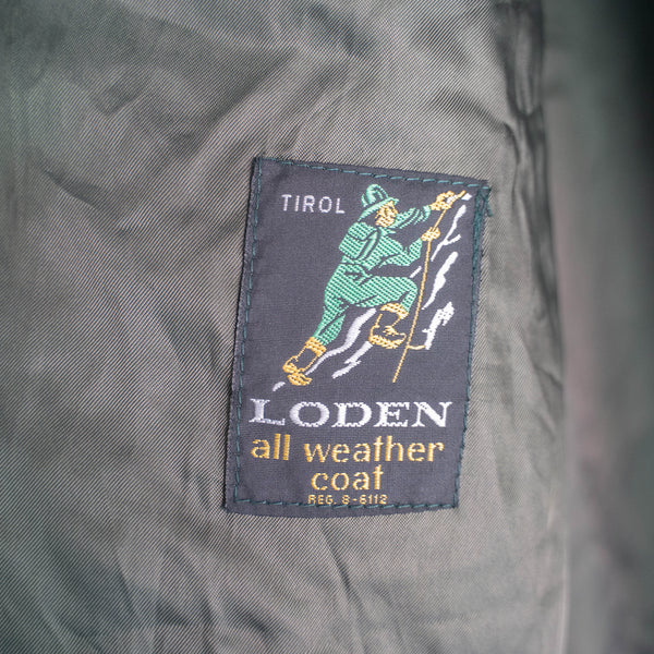 1970-80s Austria dark green color loden coat