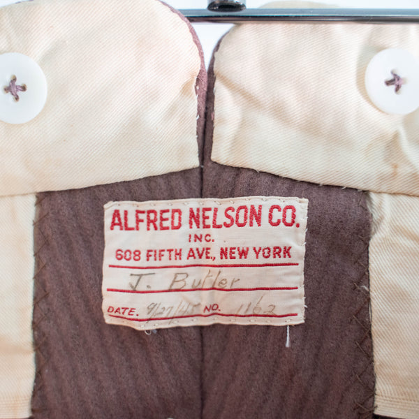 1940s US brown color corduroy jodhpurs pants -good details-