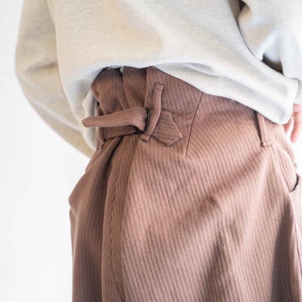 1940s US brown color corduroy jodhpurs pants -good details-