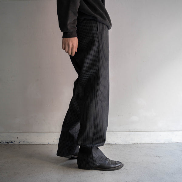 1960s Japan vintage gray based stripe slacks
