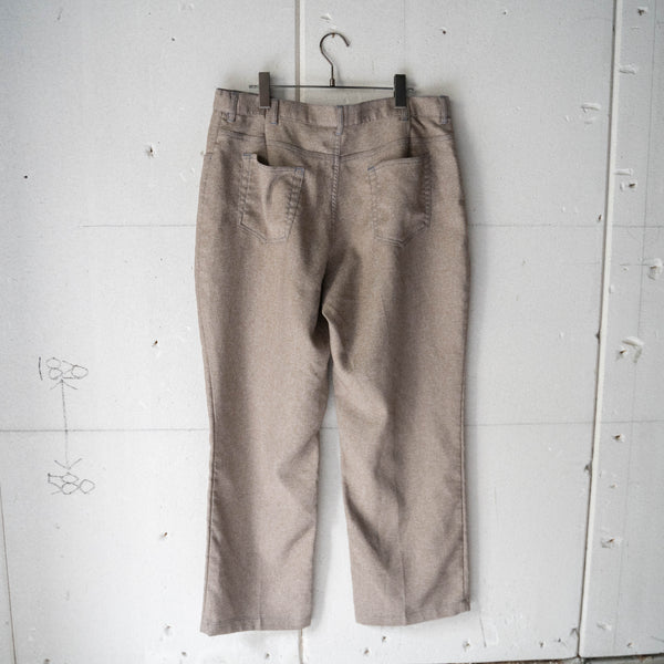 1970-80s waist fit poly slacks -resize-