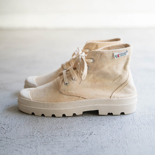 around 1980s Italian military mountain troops canvas sneaker 'good dirty'