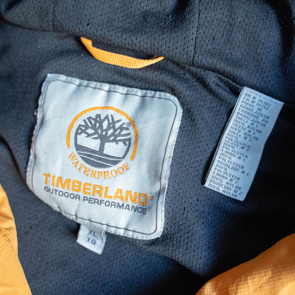 1990s 'Timberlannd' orange color nylon zip up jacket