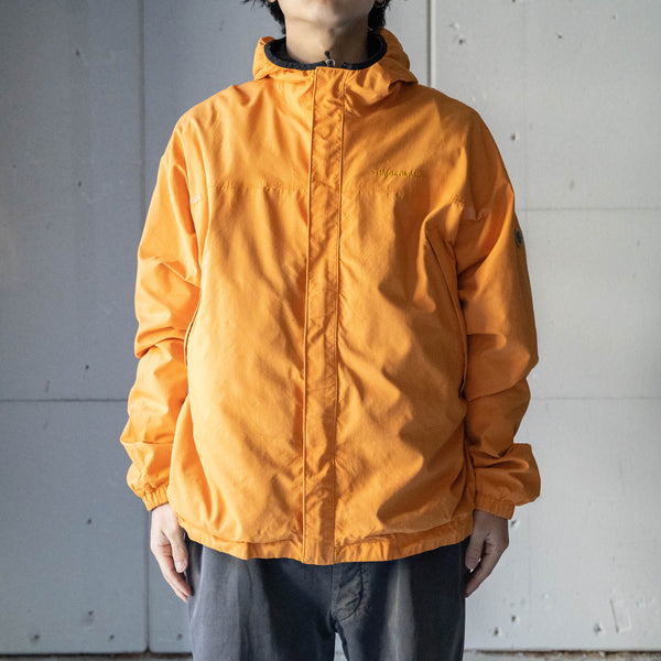 1990s 'Timberlannd' orange color nylon zip up jacket