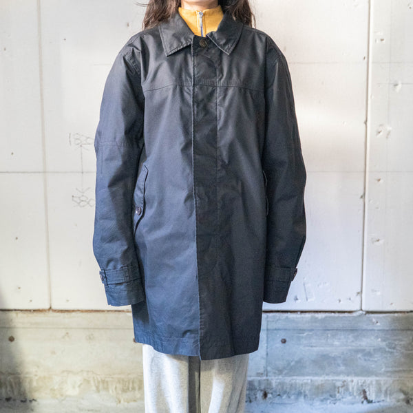 around 2000s "Timberland" black color nylon soutien collar coat