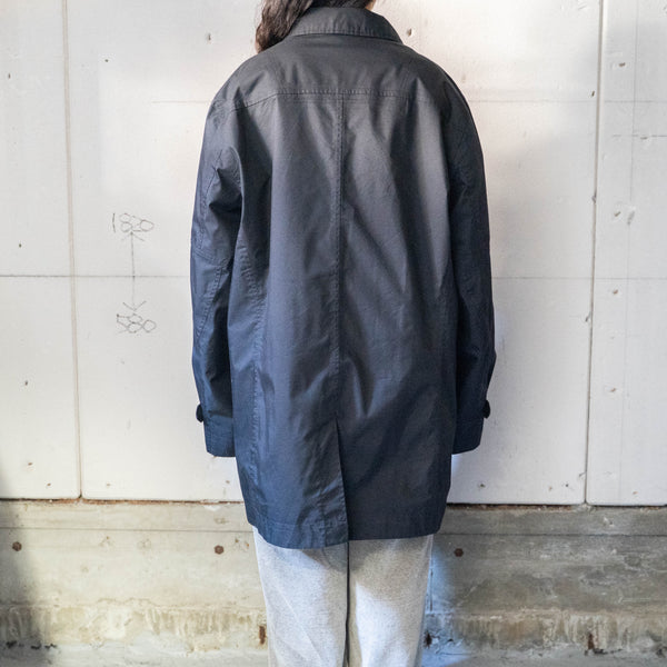 around 2000s "Timberland" black color nylon soutien collar coat