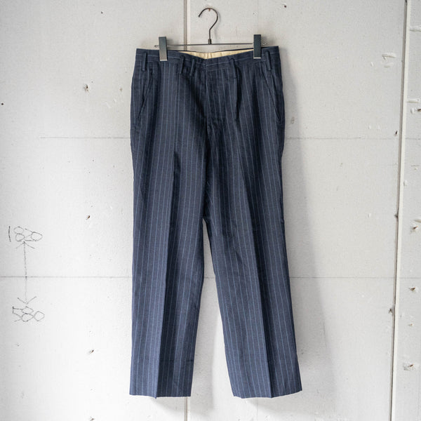 1960-70s Japan vintage navy × blue striped set up