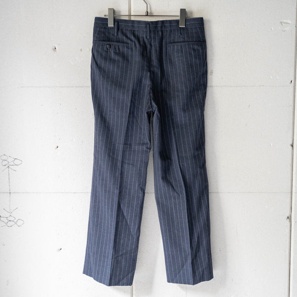 1960-70s Japan vintage navy × blue striped set up