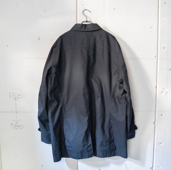 around 2000s "Timberland" black color nylon soutien collar coat