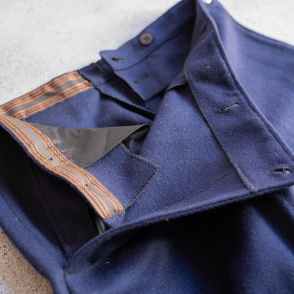 1960-70s German military navy wool sailor pants 'dead stock'